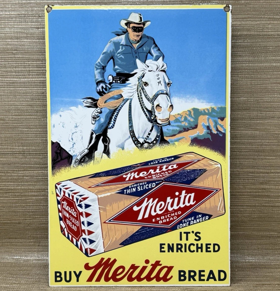 Vintage Merita Bread Sign