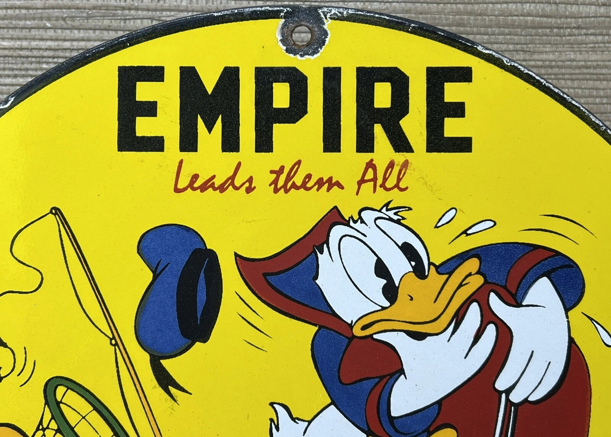 Vintage Empire Marine Motor Oil Sign