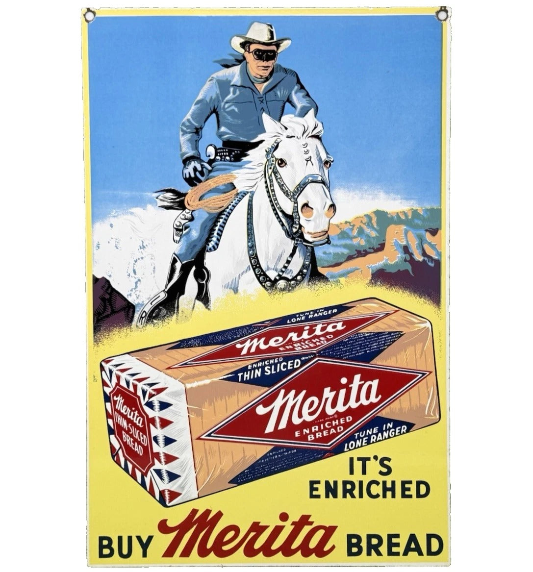 Vintage Merita Bread Sign