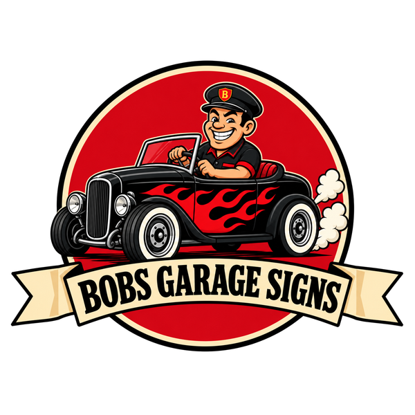 Bob's Garage Signs